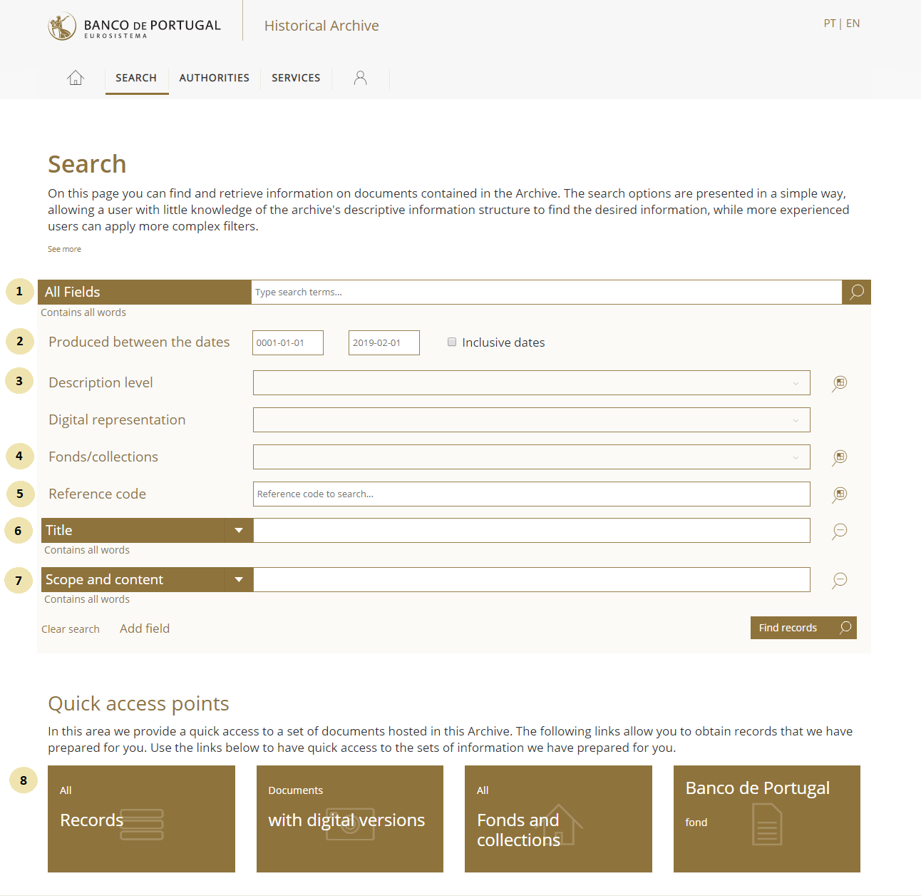 search page