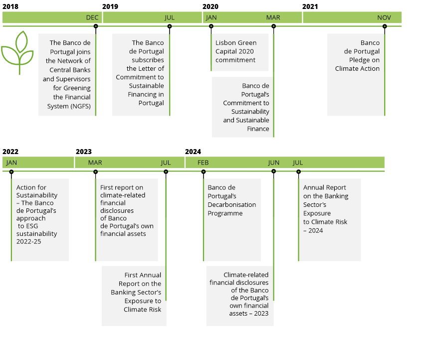 Approach to sustainability timeline