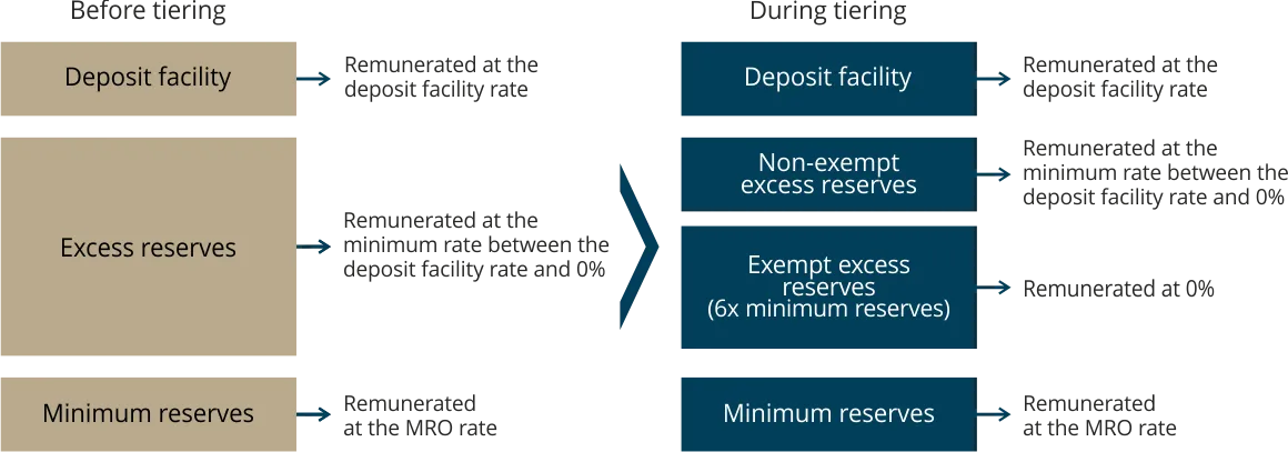 Remuneration of liquidity holdings with the central bank